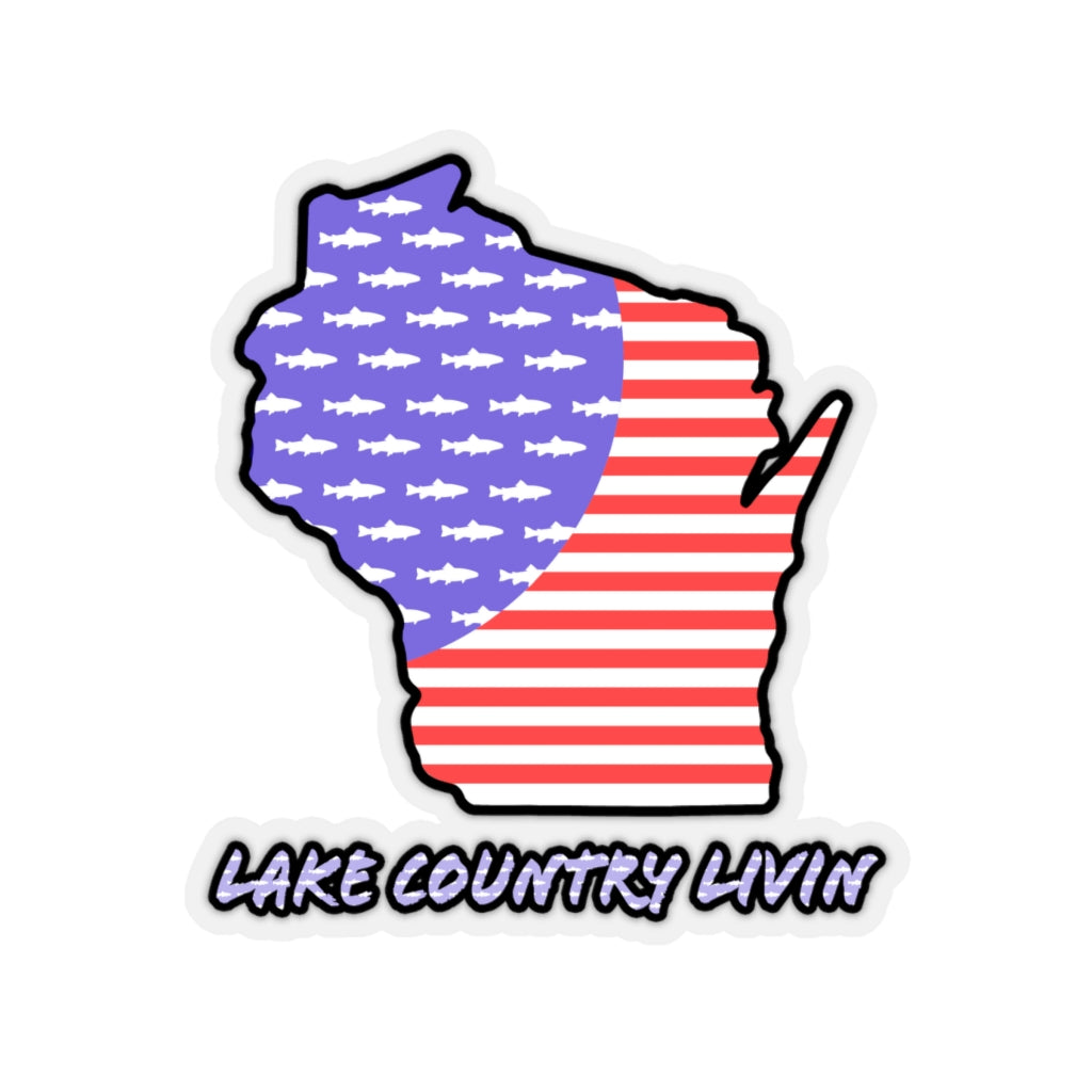 Lake Country Livin Kiss-Cut Stickers