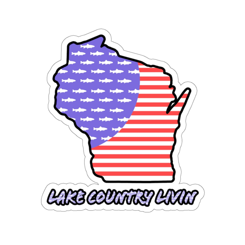 Lake Country Livin Kiss-Cut Stickers