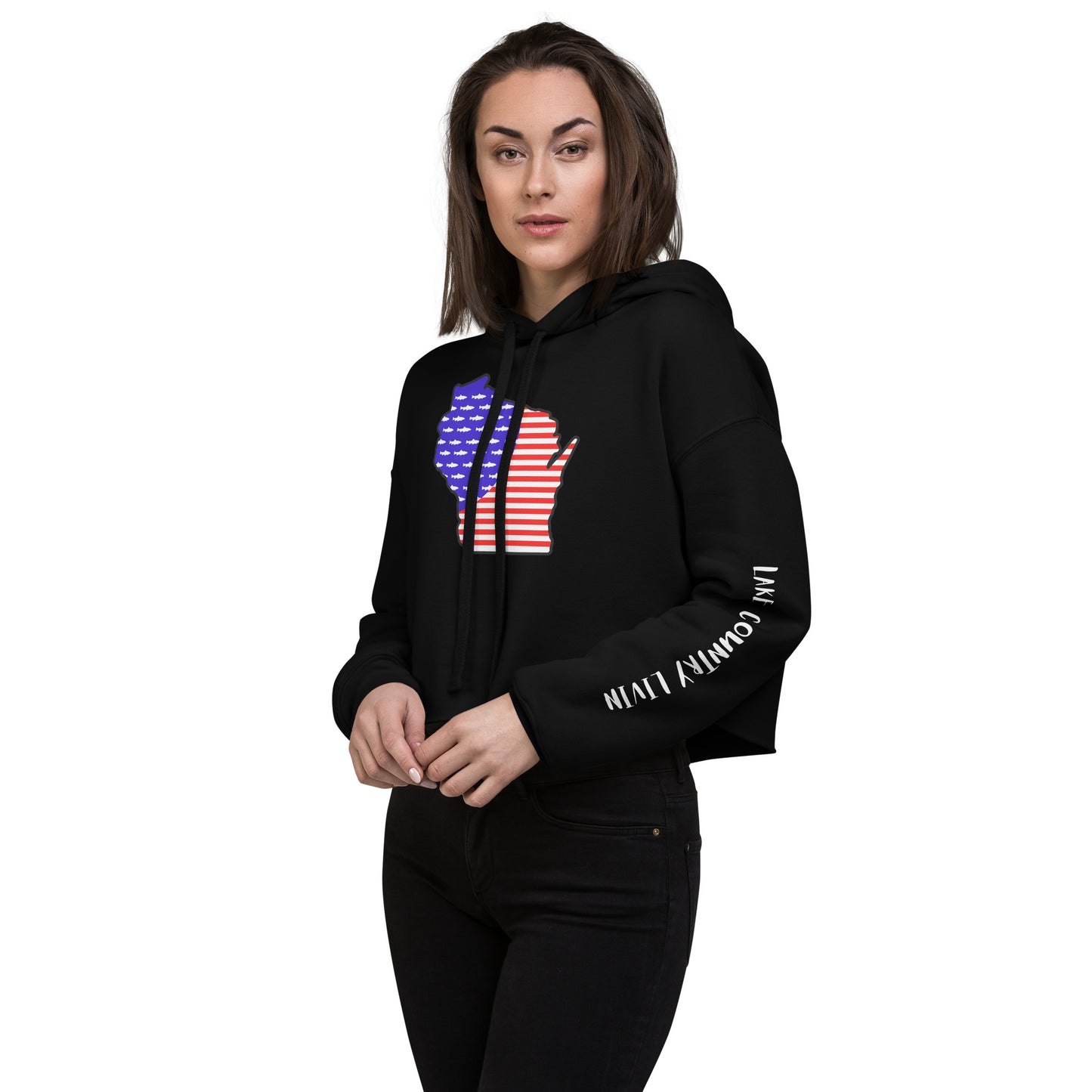 Signature Soft Touch Crop Hoodie