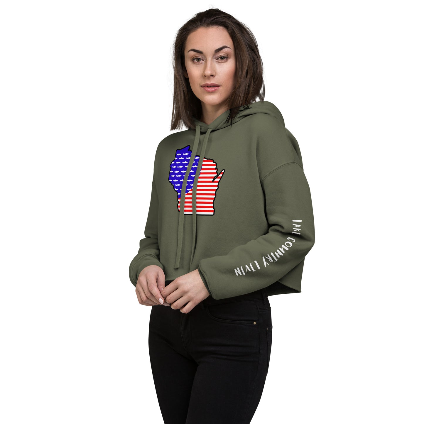 Signature Soft Touch Crop Hoodie