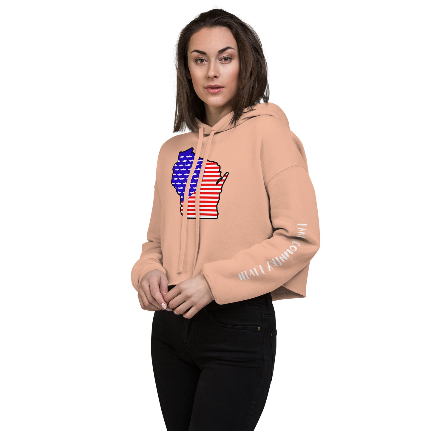 Signature Soft Touch Crop Hoodie