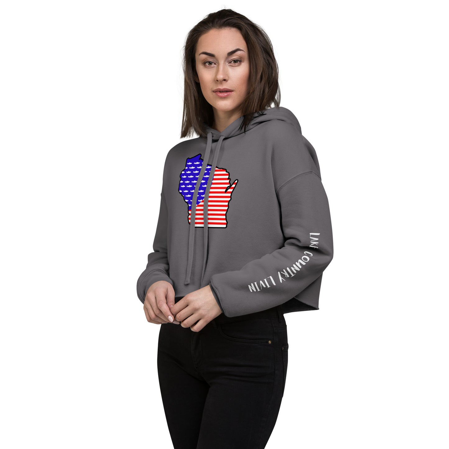 Signature Soft Touch Crop Hoodie